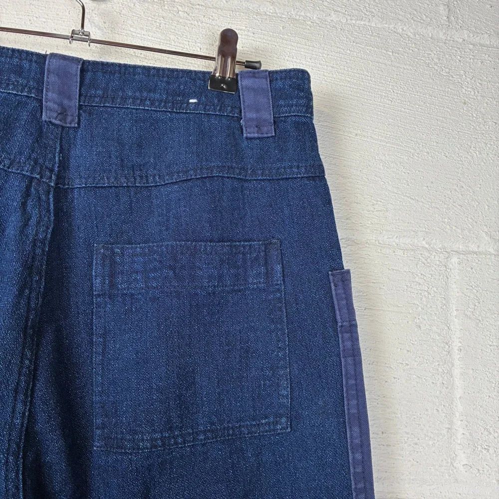 Zara ZW Collection Contrast Pocket Trousers Size S Contemporary Patchwork